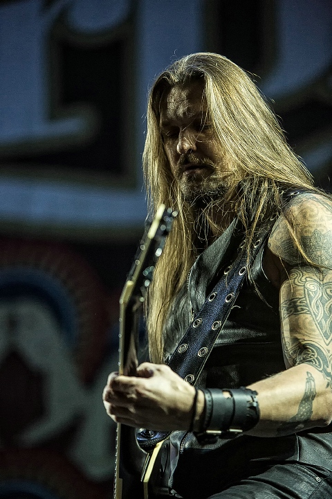 Amorphis @ Lotto Arena, foto 3, foto's door Edwin Houdevelt - FrontView Magazine