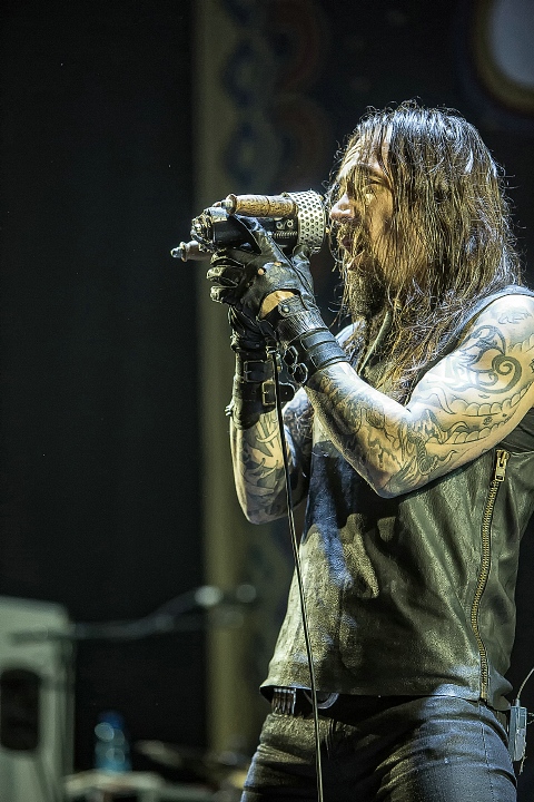 Amorphis @ Lotto Arena, foto 5, foto's door Edwin Houdevelt - FrontView Magazine