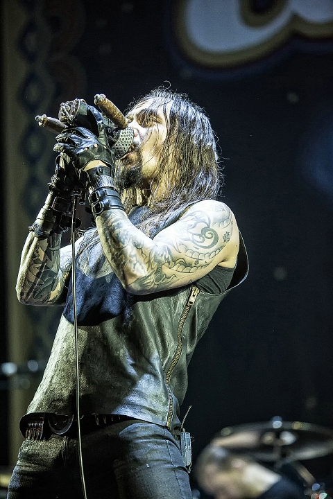 Amorphis @ Lotto Arena, foto 6, foto's door Edwin Houdevelt - FrontView Magazine