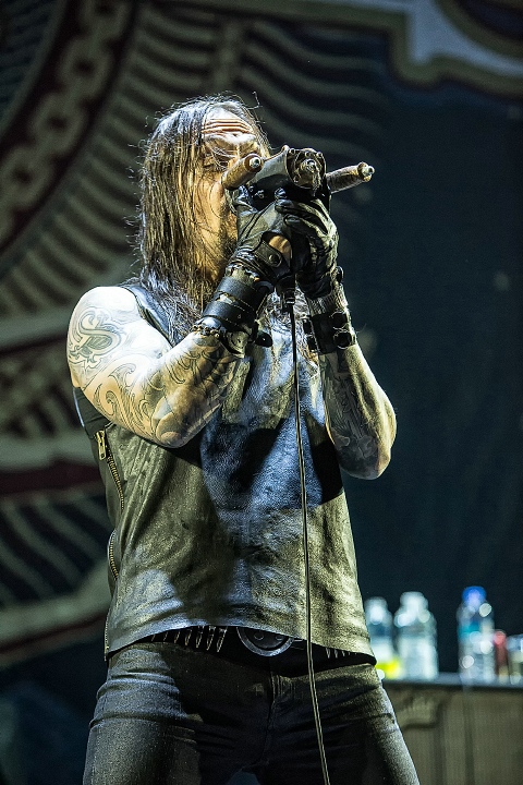 Amorphis @ Lotto Arena, foto 9, foto's door Edwin Houdevelt - FrontView Magazine