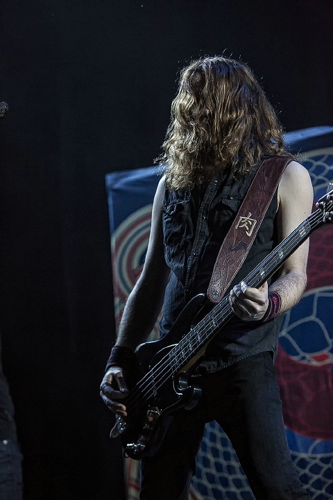 Amorphis @ Lotto Arena, foto 11, foto's door Edwin Houdevelt - FrontView Magazine