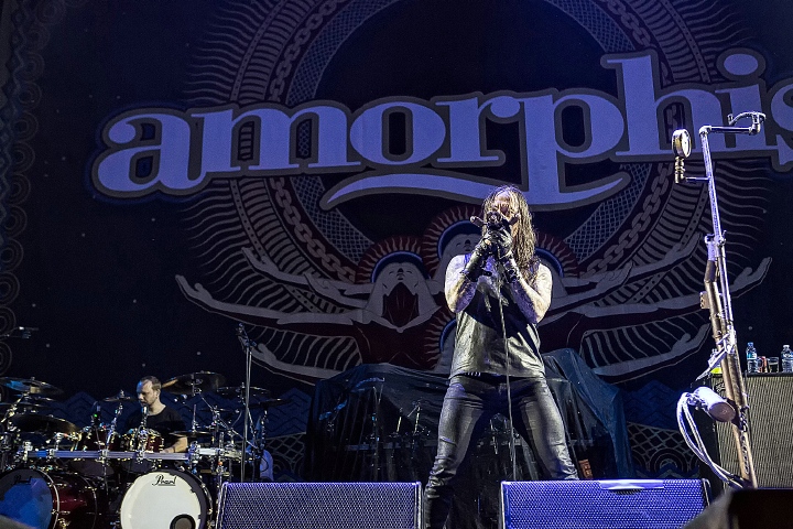 Amorphis @ Lotto Arena, foto 12, foto's door Edwin Houdevelt - FrontView Magazine