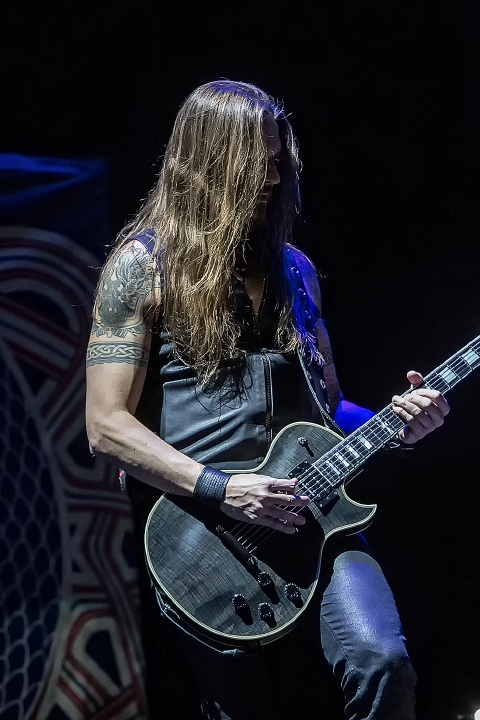Amorphis @ Lotto Arena, foto 13, foto's door Edwin Houdevelt - FrontView Magazine