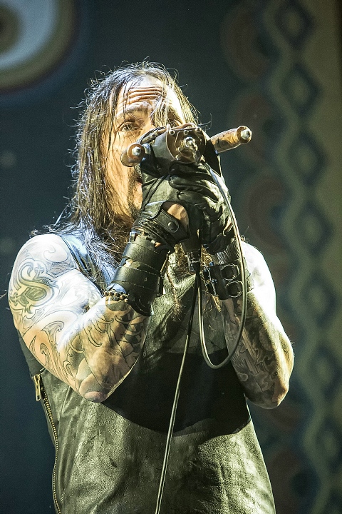 Amorphis @ Lotto Arena, foto 14, foto's door Edwin Houdevelt - FrontView Magazine
