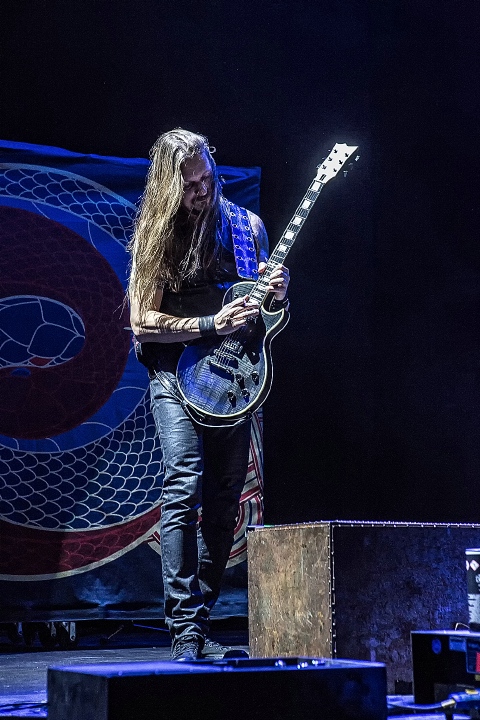 Amorphis @ Lotto Arena, foto 26, foto's door Edwin Houdevelt - FrontView Magazine