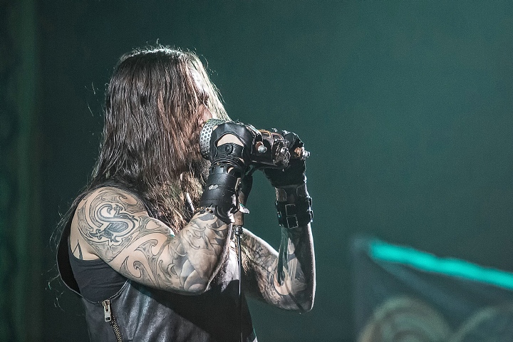 Amorphis @ Lotto Arena, foto 27, foto's door Edwin Houdevelt - FrontView Magazine