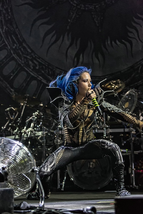Arch Enemy @ Lotto Arena, foto 4, foto's door Edwin Houdevelt - FrontView Magazine
