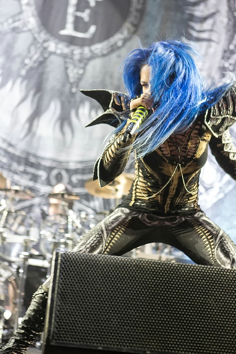Arch Enemy @ Lotto Arena, foto 5, foto's door Edwin Houdevelt - FrontView Magazine