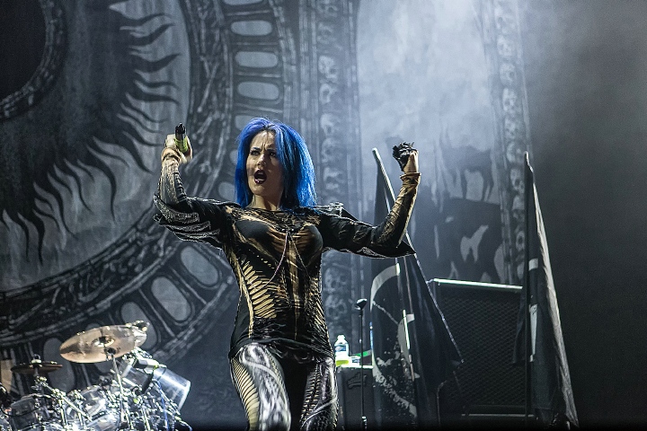 Arch Enemy @ Lotto Arena, foto 21, foto's door Edwin Houdevelt - FrontView Magazine