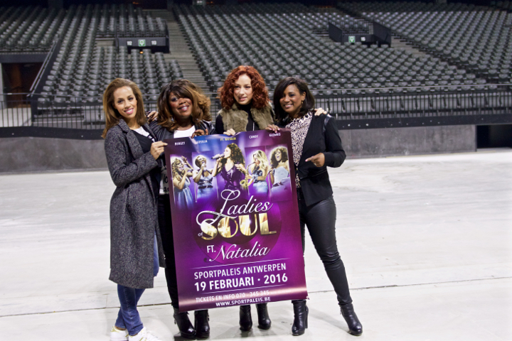 Persconferentie, Ladies Of Soul featuring Natalia. @ Lotto Arena, foto 1, foto's door Bart Baevegems - FrontView Magazine
