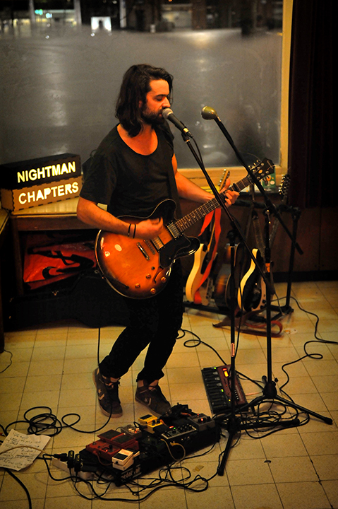 Nightman albumvoorstelling @ Café Commerce, picture 7, photographed by Bart Scholliers - FrontView Magazine