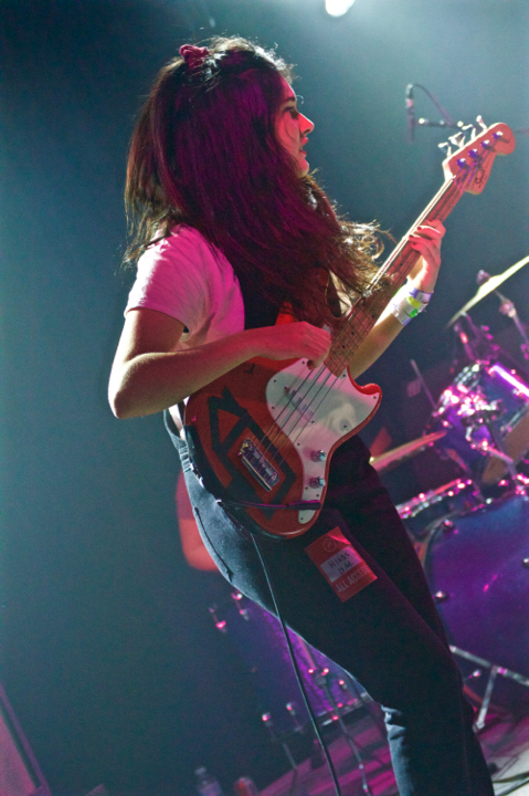 Hinds @ ancienne Belgique Club, foto 1, foto's door Bart Baevegems - FrontView Magazine