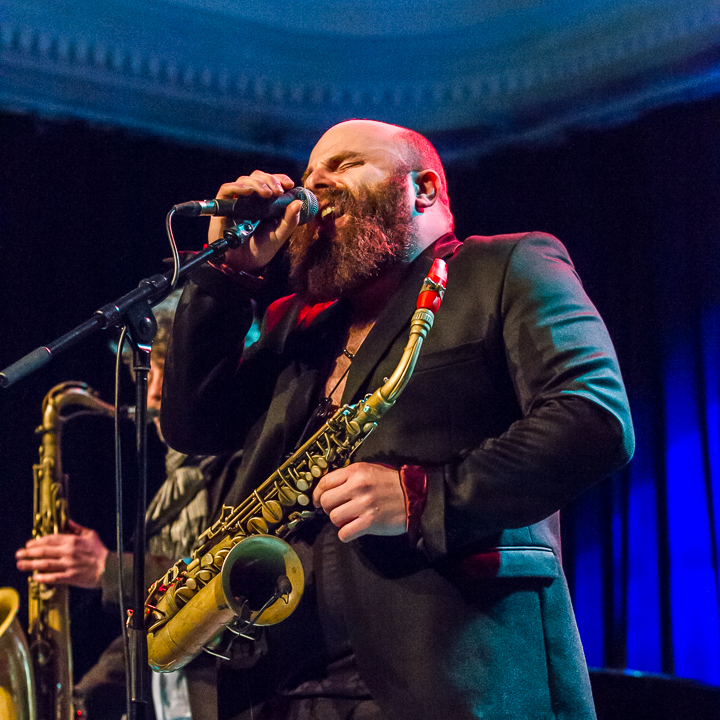 Thomas De Pourquery & Supersonic @ De Casino St.-Niklaas, picture 18, photographed by Guy Danneels - FrontView Magazine