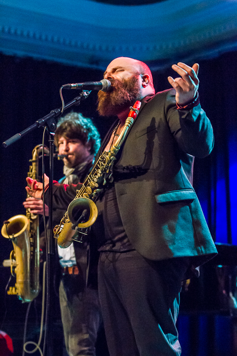 Thomas De Pourquery & Supersonic @ De Casino St.-Niklaas, picture 20, photographed by Guy Danneels - FrontView Magazine