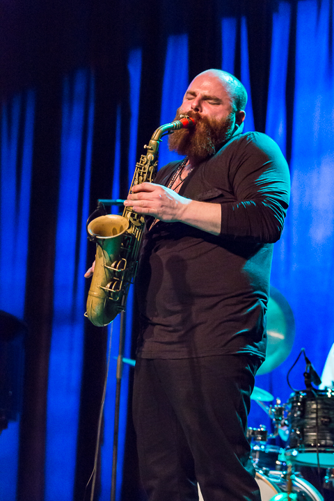 Thomas De Pourquery & Supersonic @ De Casino St.-Niklaas, picture 55, photographed by Guy Danneels - FrontView Magazine