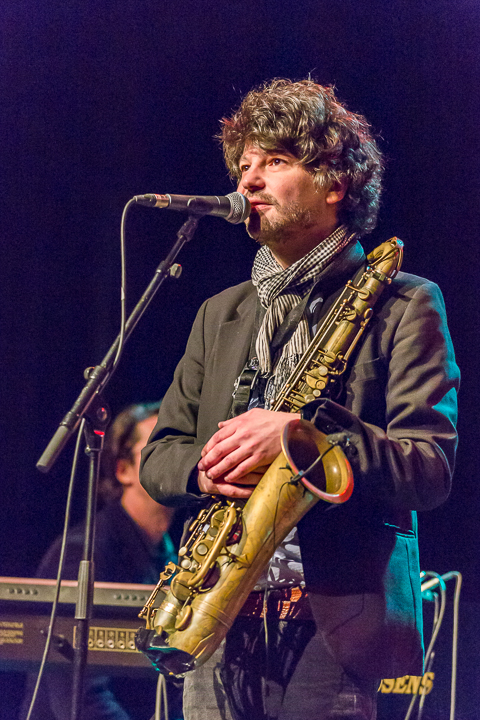 Thomas De Pourquery & Supersonic @ De Casino St.-Niklaas, picture 62, photographed by Guy Danneels - FrontView Magazine