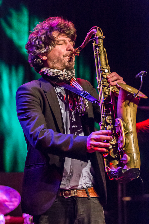 Thomas De Pourquery & Supersonic @ De Casino St.-Niklaas, picture 79, photographed by Guy Danneels - FrontView Magazine