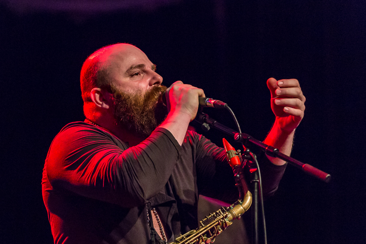 Thomas De Pourquery & Supersonic @ De Casino St.-Niklaas, picture 80, photographed by Guy Danneels - FrontView Magazine