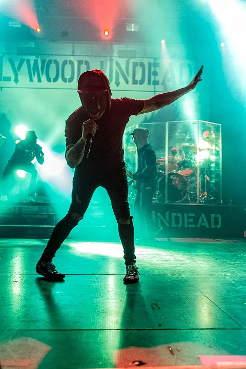 Hollywood Undead @ Ancienne Belgique, foto 19, foto's door Edwin Houdevelt - FrontView Magazine