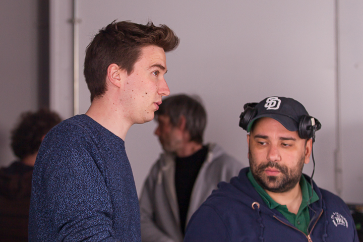 Setbezoek verfilming: 'Dode Hoek' @ TV studio Brussel, foto 2, foto's door Guy Danneels - FrontView Magazine