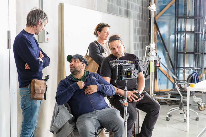 Setbezoek verfilming: 'Dode Hoek' @ TV studio Brussel, foto 13, foto's door Guy Danneels - FrontView Magazine