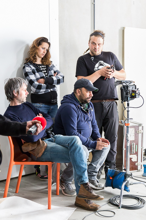 Setbezoek verfilming: 'Dode Hoek' @ TV studio Brussel, foto 63, foto's door Guy Danneels - FrontView Magazine