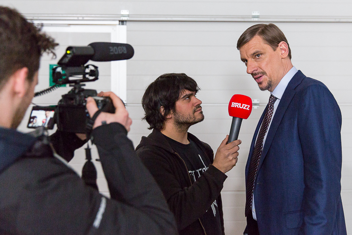 Setbezoek verfilming: 'Dode Hoek' @ TV studio Brussel, foto 73, foto's door Guy Danneels - FrontView Magazine