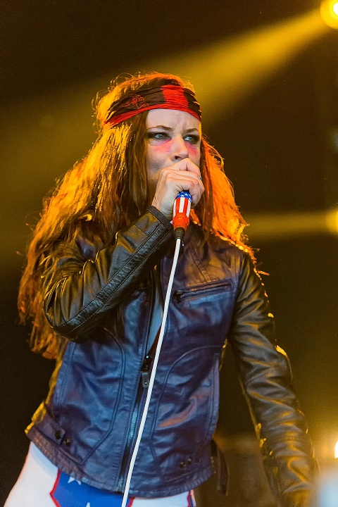 Juliette & The Licks @ Groezrock 2016, foto 2, foto's door Edwin Houdevelt - FrontView Magazine