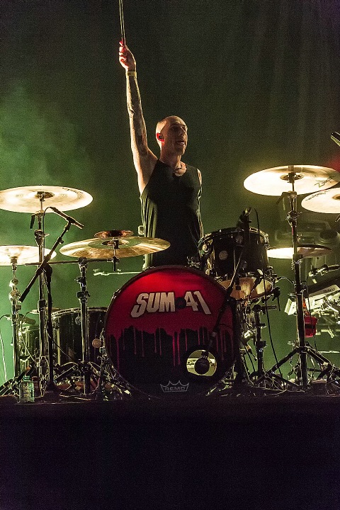 Sum 41 @ Groezrock 2016, foto 2, foto's door Edwin Houdevelt - FrontView Magazine