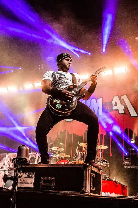 Sum 41 @ Groezrock 2016, foto 3, foto's door Edwin Houdevelt - FrontView Magazine