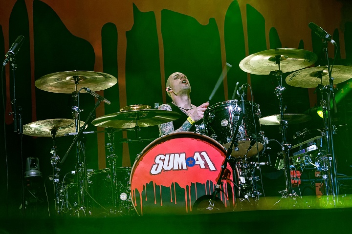 Sum 41 @ Groezrock 2016, foto 19, foto's door Edwin Houdevelt - FrontView Magazine