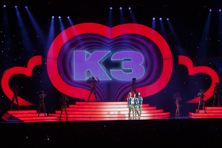K3 - allerlaatste afscheidsshow @ Lotto Arena, foto 44, foto's door Goele Bormans - FrontView Magazine