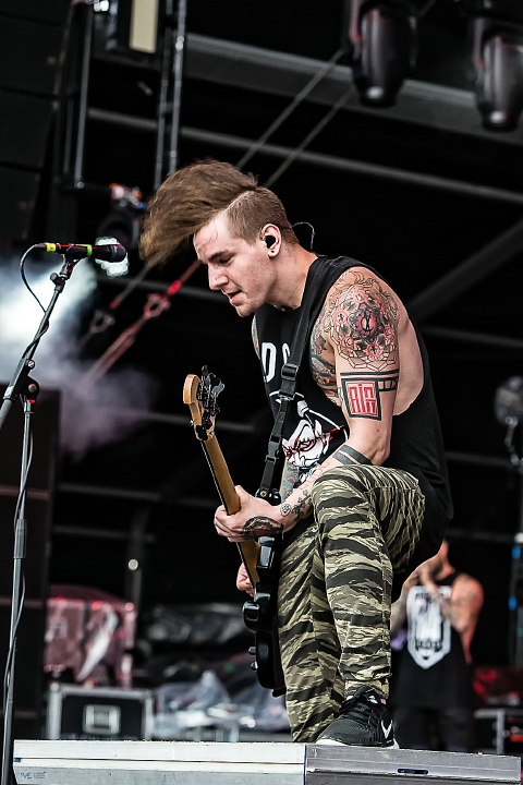 We Came As Romans @ Rock Am Ring 2016, picture 13, photographed by Edwin Houdevelt - FrontView Magazine