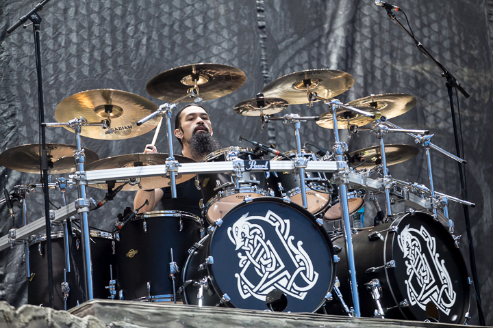 Amon Amarth @ NOVA ROCK 2016, foto 9, foto's door Dorien Goetschalckx - FrontView Magazine