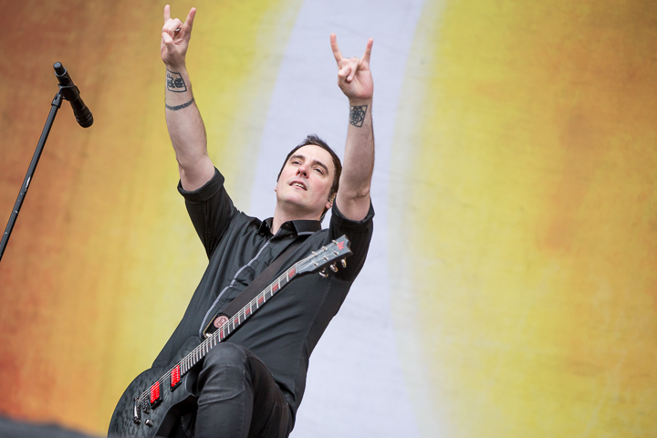 Breaking Benjamin @ NOVA ROCK 2016, foto 1, foto's door Dorien Goetschalckx - FrontView Magazine