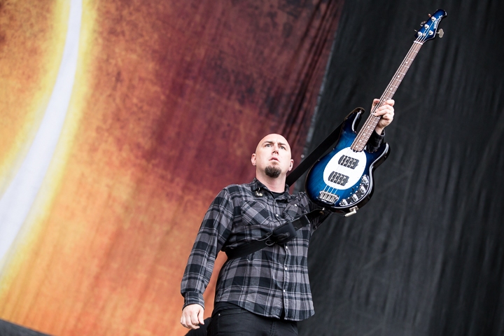 Breaking Benjamin @ NOVA ROCK 2016, foto 4, foto's door Dorien Goetschalckx - FrontView Magazine
