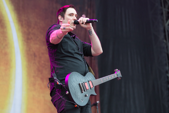 Breaking Benjamin @ NOVA ROCK 2016, foto 5, foto's door Dorien Goetschalckx - FrontView Magazine