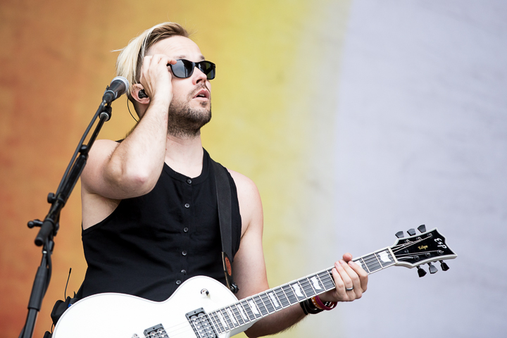 Breaking Benjamin @ NOVA ROCK 2016, foto 6, foto's door Dorien Goetschalckx - FrontView Magazine