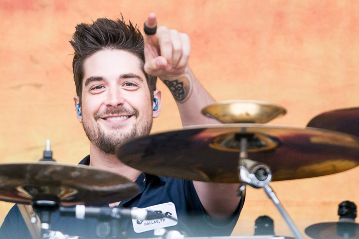 Breaking Benjamin @ NOVA ROCK 2016, foto 13, foto's door Dorien Goetschalckx - FrontView Magazine