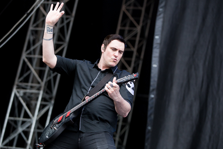 Breaking Benjamin @ NOVA ROCK 2016, foto 16, foto's door Dorien Goetschalckx - FrontView Magazine