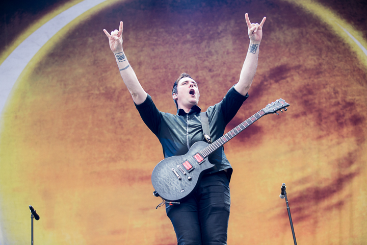 Breaking Benjamin @ NOVA ROCK 2016, foto 19, foto's door Dorien Goetschalckx - FrontView Magazine