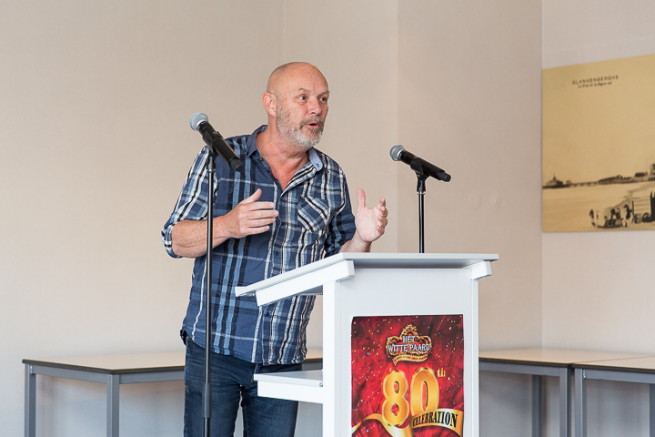 Persconferentie Revueshow 80th Celebration @ dakterras Aazaert te Blankenberge, foto 2, foto's door Guy Danneels - FrontView Magazine