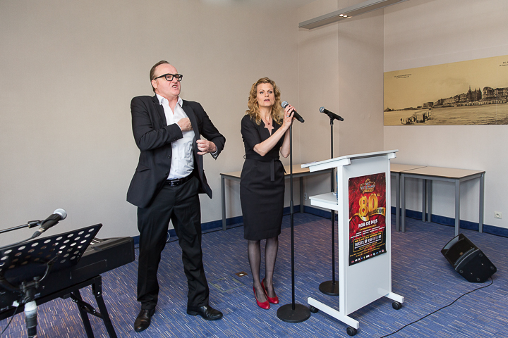 Persconferentie Revueshow 80th Celebration @ dakterras Aazaert te Blankenberge, foto 12, foto's door Guy Danneels - FrontView Magazine