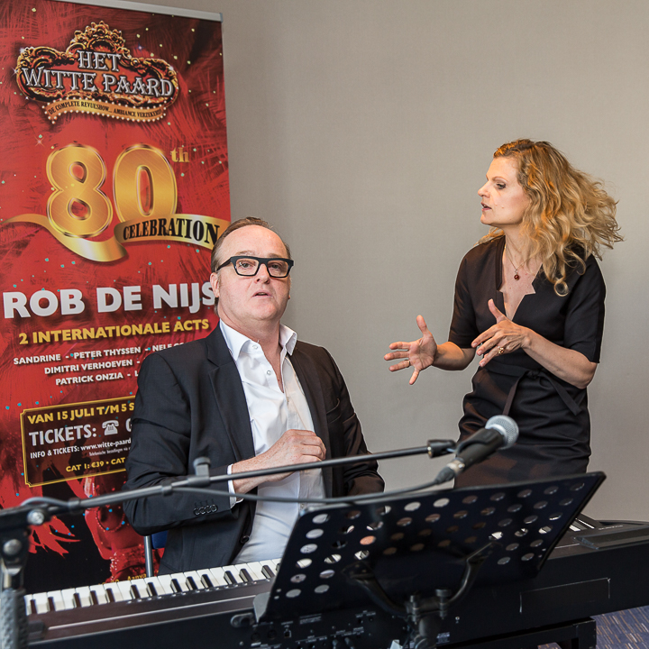 Persconferentie Revueshow 80th Celebration @ dakterras Aazaert te Blankenberge, foto 14, foto's door Guy Danneels - FrontView Magazine