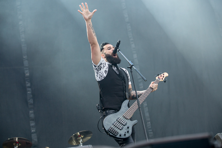 Skillet @ NOVA ROCK 2016, foto 1, foto's door Dorien Goetschalckx - FrontView Magazine
