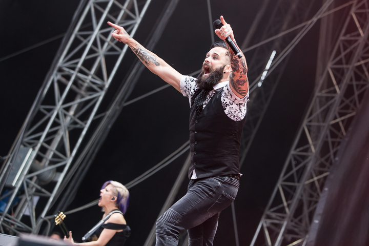 Skillet @ NOVA ROCK 2016, foto 22, foto's door Dorien Goetschalckx - FrontView Magazine