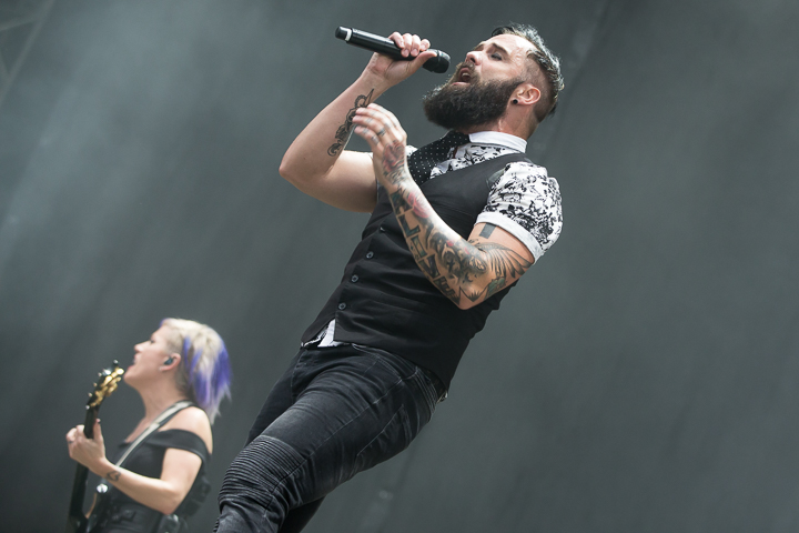 Skillet @ NOVA ROCK 2016, foto 31, foto's door Dorien Goetschalckx - FrontView Magazine