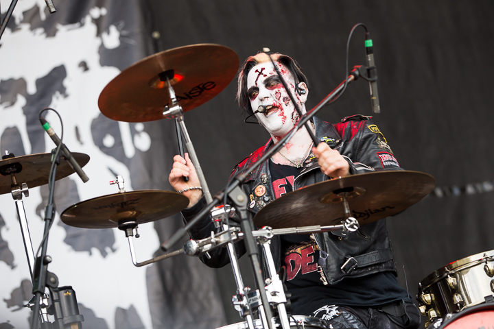 Bloodsucking Zombies From Outerspace @ NOVA ROCK 2016, foto 7, foto's door Dorien Goetschalckx - FrontView Magazine