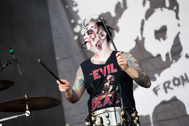 Bloodsucking Zombies From Outerspace @ NOVA ROCK 2016, foto 14, foto's door Dorien Goetschalckx - FrontView Magazine