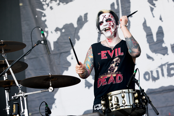 Bloodsucking Zombies From Outerspace @ NOVA ROCK 2016, foto 16, foto's door Dorien Goetschalckx - FrontView Magazine